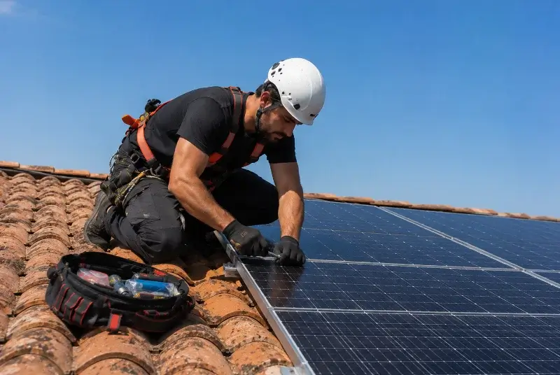 Maintenance et monitoring de panneaux solaires à la Garde-Freinet